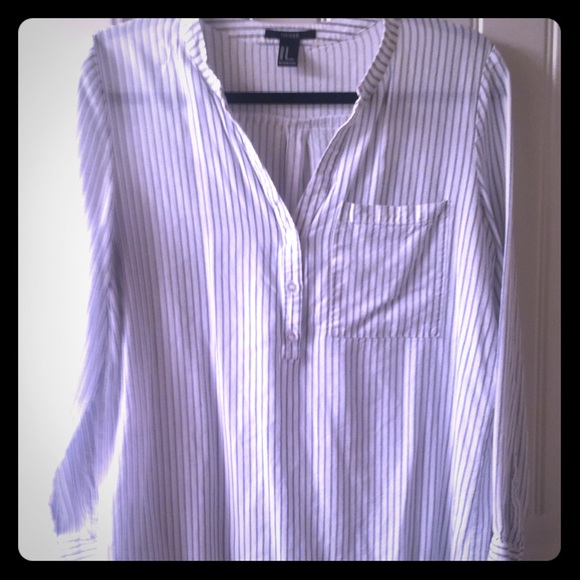 Striped Tunic with Pocket size Medium